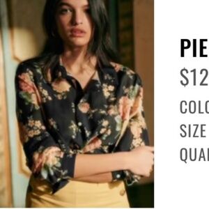 Sezane Pierro shirt size 46 (14 US)